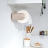 simpletome Kitchen Roll Holder One Hand Pull Adaptive Tension Arm
