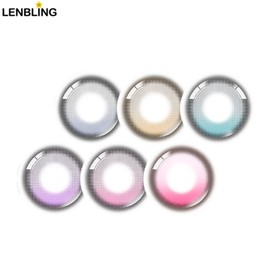 LENBLING Pureble G.Dia (One Month/2pcs), Size#$%Color#$%Power:13.4mm (Original)-Ocean Blue--1.00