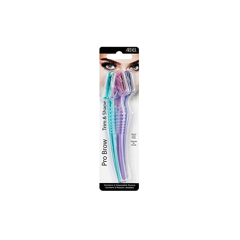 Ardell Brow Trim and Shape Grooming Tool, 3 Count (Pack