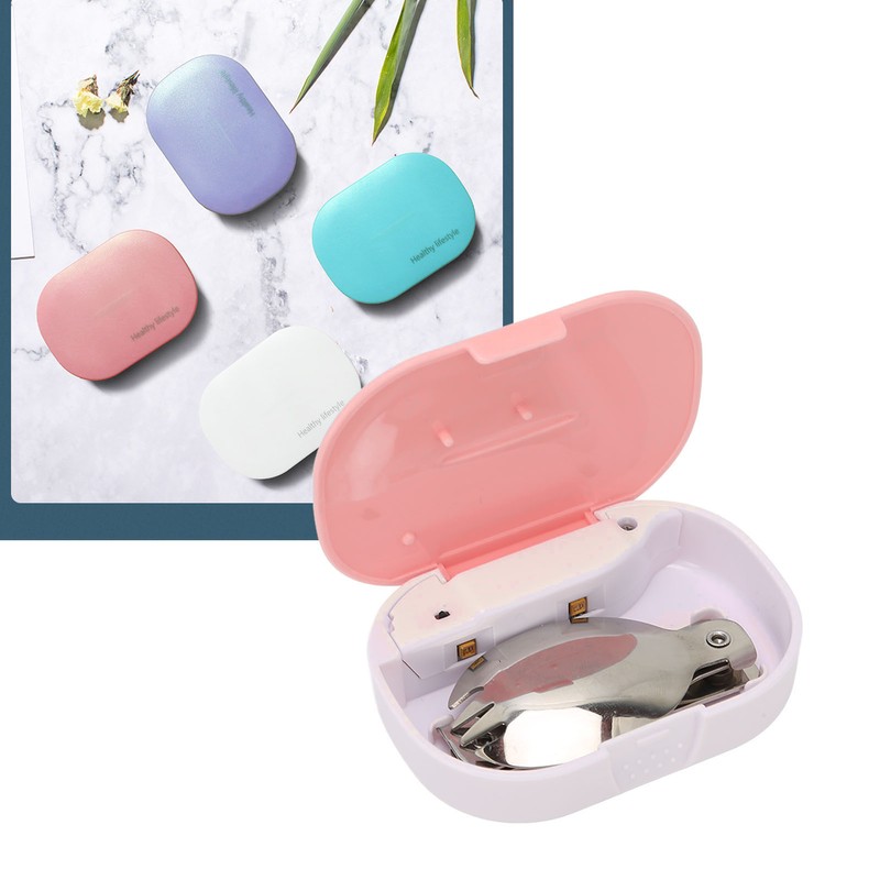 UV Sanitizer Box Foldable Spoon Set Portable Mini Size Auto