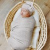 DRESHOW BQUBO Newborn Receiving Blankets Cotton Warm Sleepsack with Mittens