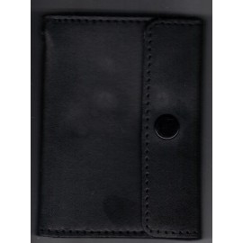 New York/New Jersey Police-Style-Lieutenant Recessed Badge Cut-Out Snap Wallet