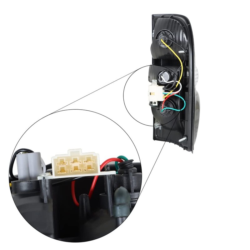 labwork Driver and Passenger Side Tail Lights Replacement for Toyota