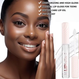 Daeuwiutr crystal Lip Gloss Lip Plumper Gloss Tinted Lipgloss Lip Oil Kids Teens Moisturizing Lipstick Lip Balm High Shine And Vegan Plumping Lip Gloss For Women Girls Long-Lasting Dry Lip Care 01