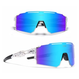 ALSUZYIOT - anteojos de sol polarizadas para mujeres y hombres, UV400 para ciclismo, béisbol, correr, pesca, al aire última intervensión, resistente al viento