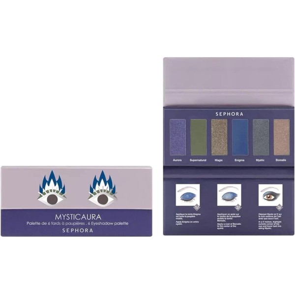 Sephora - MYSTICAURA Eyeshadow Palette - 6 Shades x 0.04