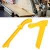 Fafeicy 2 Piece Safety Push Stick, Yellow 2-in-1 Wood Saw