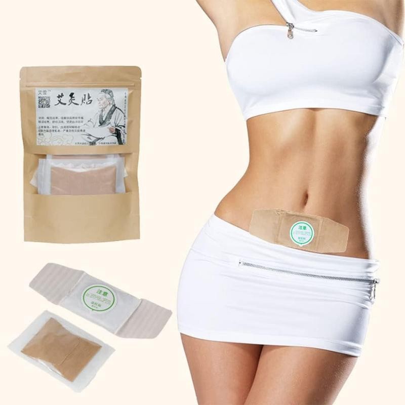 Moxibustion patch Natural Wormwood sticker Self-Heating Artemisia mugwort moxa Pads