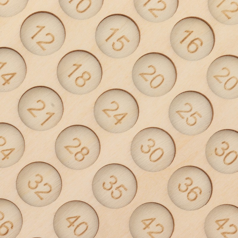 Wooden Multiplication Board Educational Multiplication Game Board for Learning Teaching