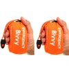 GALAXYLENSE 2 Packs Emergency Thermal Sleeping Bag, Survival Bivvy Sacks