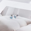 20G Butterfly Glitter Enamel Screw Flat Back Small Tiny Stud