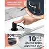 VFAUOSIT Black Kitchen Faucet with Soap Dispenser, 3-Mode Kitchen Sink