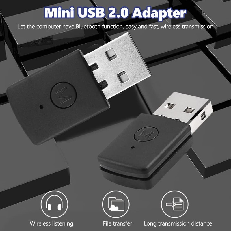Adapter - Bluetooth Dongle USB Adapter Supports A2DP, HFP -
