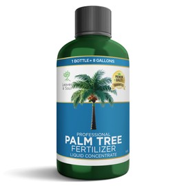 Leaves and Soul Professional Palm Tree Fertilizer Liquid Concentrate - 6-4-6 Blend for Tropical Plant Fertilizer, Garden Use - Liquid Plant Food for Palm Trees and Bushes Outdoors - 8oz