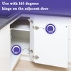 2 Pack 135 Degree Corner Hinges,Kitchen Cabinet Corner Door Hinges
