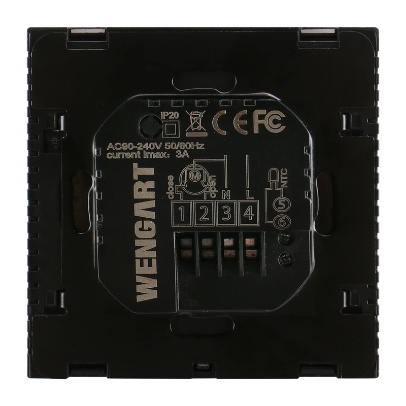Wengart Heating Thermostat Programmable Room Thermostat Digital Wall Thermostat WG607,