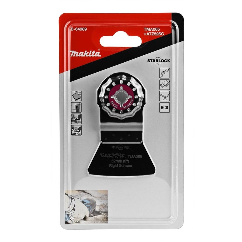 Makita B-64989 Multi-Tool Starlock Scraper Rigid Blade Tma065 HCS