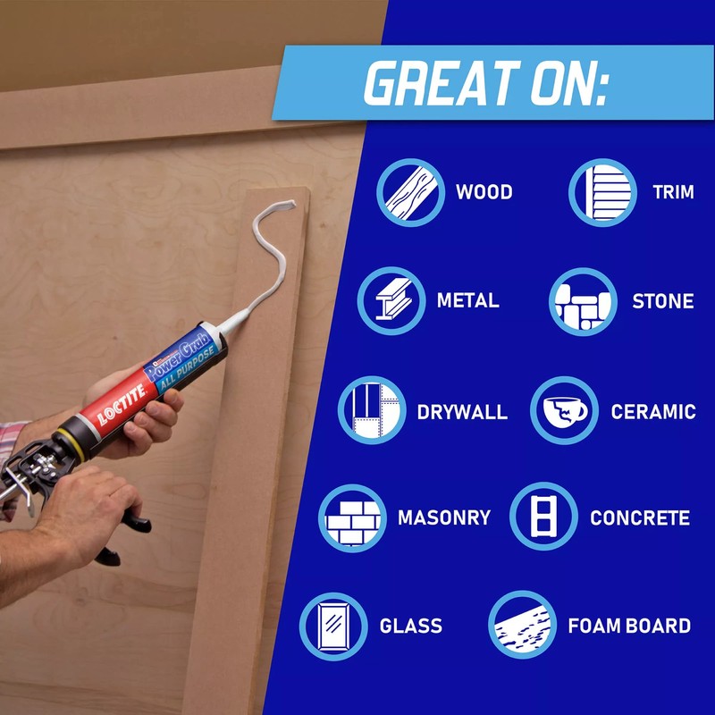 Loctite Power Grab Express All Purpose Construction Adhesive, 9 fl