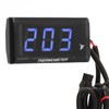 Motorcycle Digital Thermometer, DC 12V Ultra Thin Water Temperature Meter
