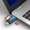 SD Card Reader, Acksky 2 in 1 USB 3.0 Micro