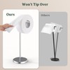 Toilet Paper Holder Stand, Freestanding Tissue Roll Holder for Bathroom,