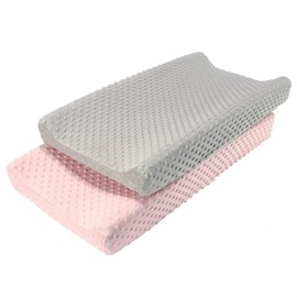 2Pcs Changing Pad Covers Waterproof Baby Changing Table Pad Covers Diaper Changing Pad Covers Detachable Washable Mattress Covers