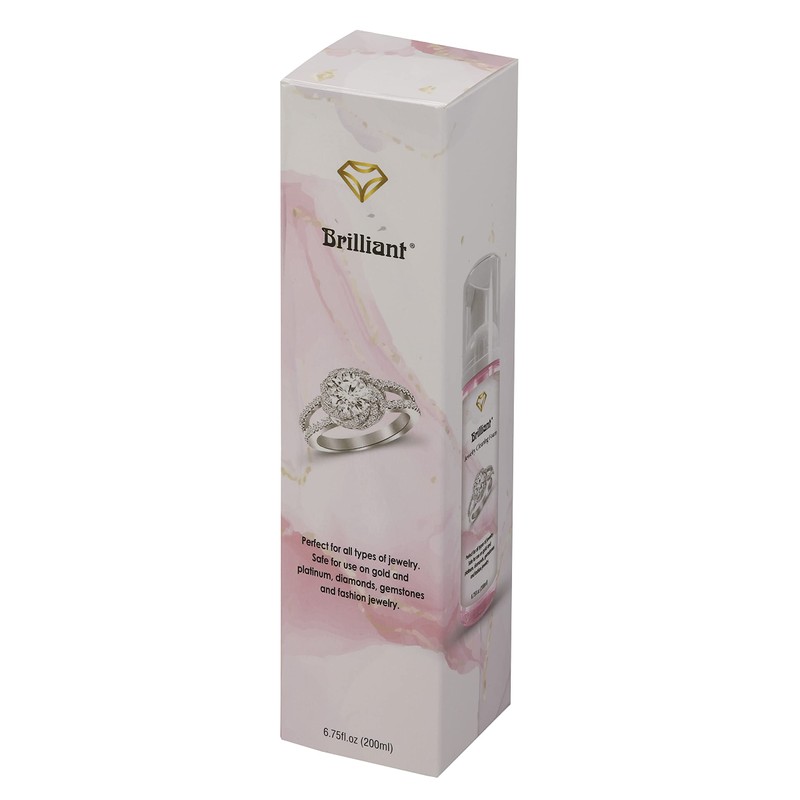Brilliant Cleaning Foam Jewelry Cleaner, Pink
