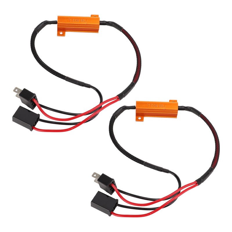 LED Decoder H7 Aluminum Housing Single Resistance Wire LED Headlight