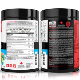 Iron Brothers Ruthless Preworkout Powder Supplement for Men & Women - Creatine Free - Sustainable Performance Energy & Workout Focus, Superhuman Pre Workout - 40 Serve - Nitric Oxide Booster (Sour Gummy Bears)