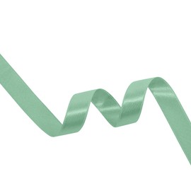 3mm Double Sided Satin Polyester Ribbon Rolls, 50 Metres for Fabric Bows Wedding Gift Wrapping Supplies Ornaments Party Favor Braids Baby Shower Decoration Floral Arrangement, Mint Green