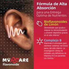 Mvpcare Alivio Del Zumbido En Los Oídos 1200mg Suplemento Con Vitamina C & Complejo Bclínicamente Probado Para El Zumbido En Los Oídos & Alivio Del Sí