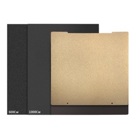 Imdinnogo 3D Printer Platform for Prusa MK4 I3 MK3 MK3S MK3S+ 253.8x241mm: Powder-Texture PEI PET Build Plate Fit for 3D Printing Project Spring Steel Sheet Removable and Flexible Bczamd