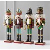 SurpriseSeptember Christmas Nutcracker Ornament,12 inch Traditional Painted Wooden Nutcracker Soldier