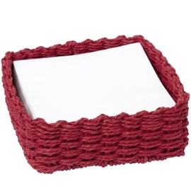 IHR Serviettenhalter - Papier Meshwork rot Luncheon 19x6.5x19cm
