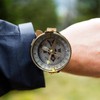 Watch Band Compass,Portable Survival Watch Watchband Compass | Glow-in-The-Dark Wrist
