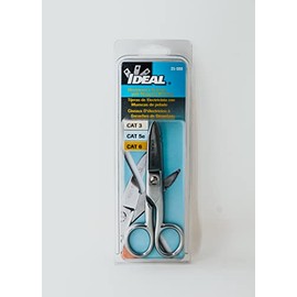 IDEAL 35-088 Electrician's Scissors with Stripping Notch