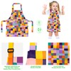 BeeGreen Kids Apron 2 Pack Cell Kids Painting Aprons with