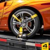 VULCAN Car Tie Down with Flat Hooks - Lasso Style