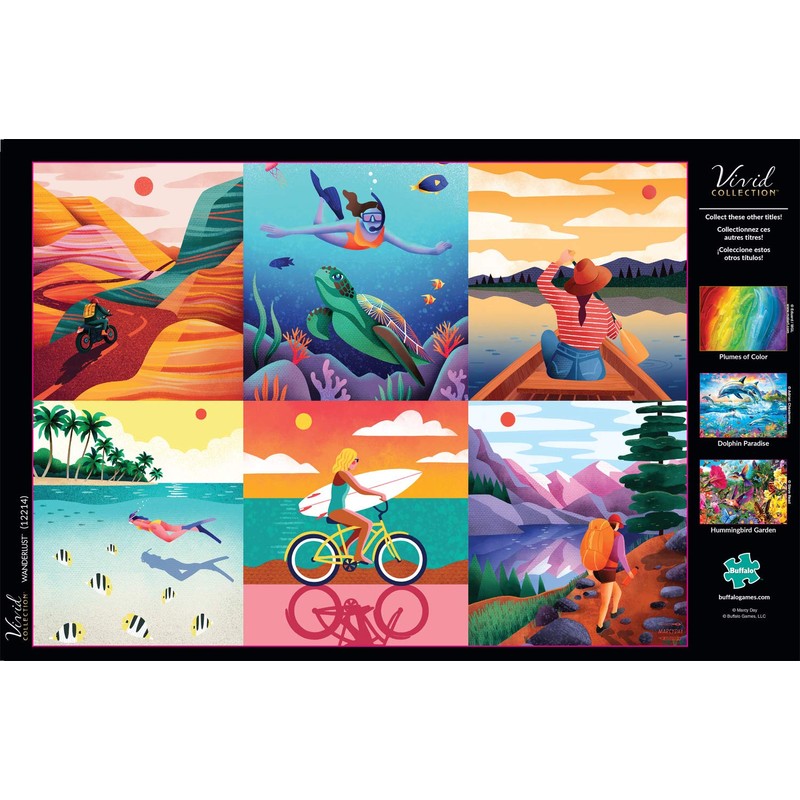 Buffalo Games - Wanderlust - 1000 Piece Jigsaw Puzzle