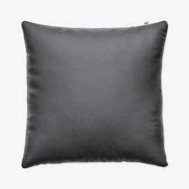 Wolkenfeld Cushion Cover 80 x 80 cm, grey anthracite, cuddly soft and non-Iron, super soft pillow case, cushion cover with concealed zip
