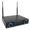 Rockville RWM72U Dual UHF Wireless Handheld Microphone System, Digital Display,