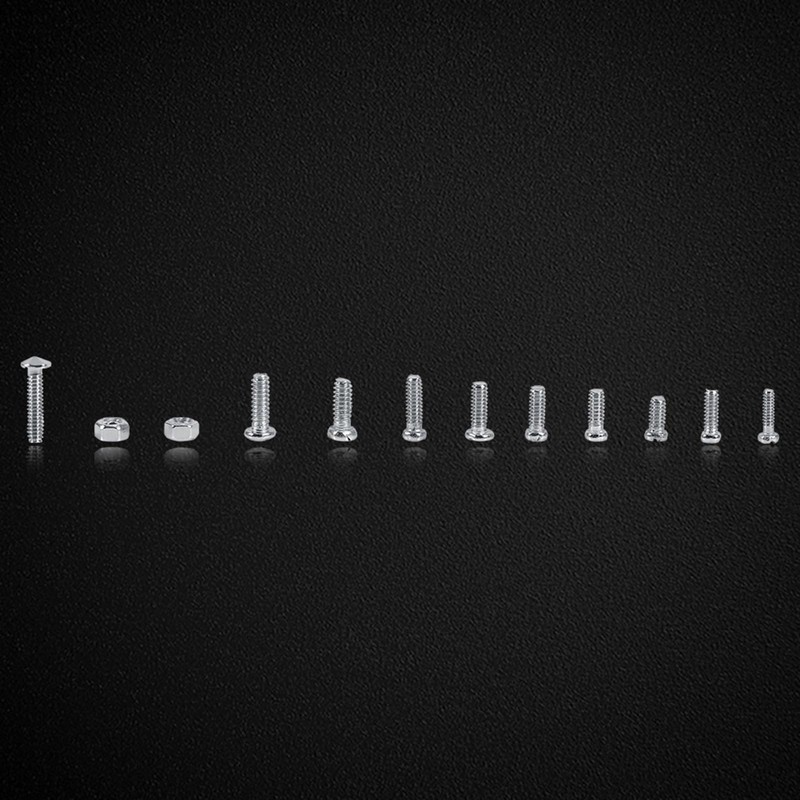 Small Nuts and Screws Assortment Kit, Versatile, 600 Pcs, 12