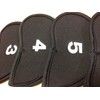Easy to Read Golf Iron Covers Set of 10 3-9