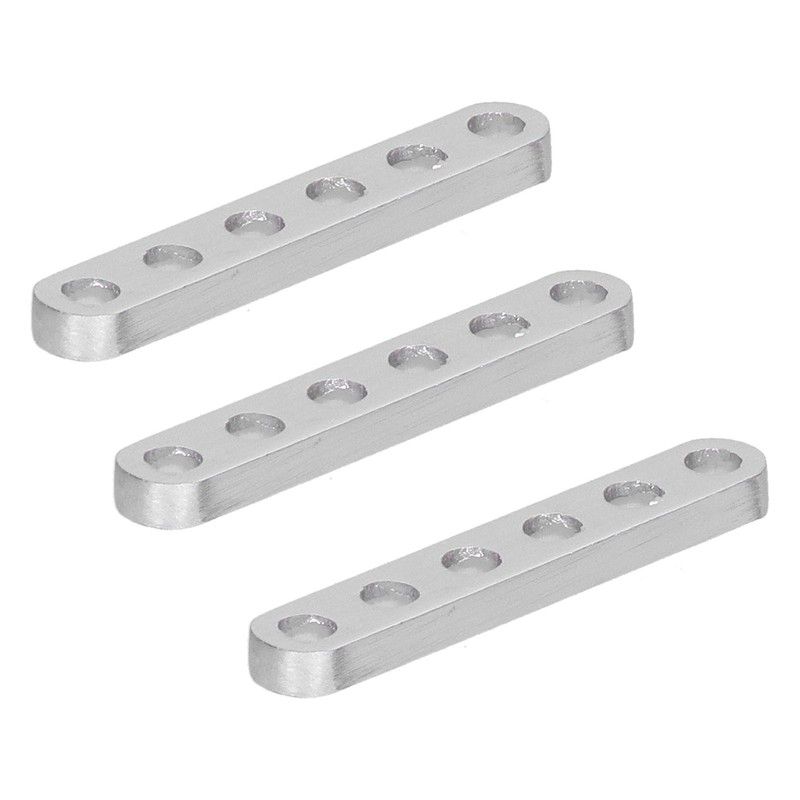 10pcs Flat Straight Braces Fixing Aluminum 4 X 8mm Connect