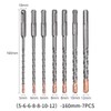 SDS Plus Masonry Drill Bit Set for Concrete, Brick &