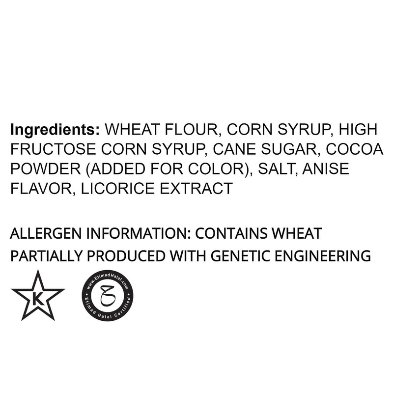 Red Vines Twists, Black Licorice Flavor, 3.5LB Bulk Tub, Old