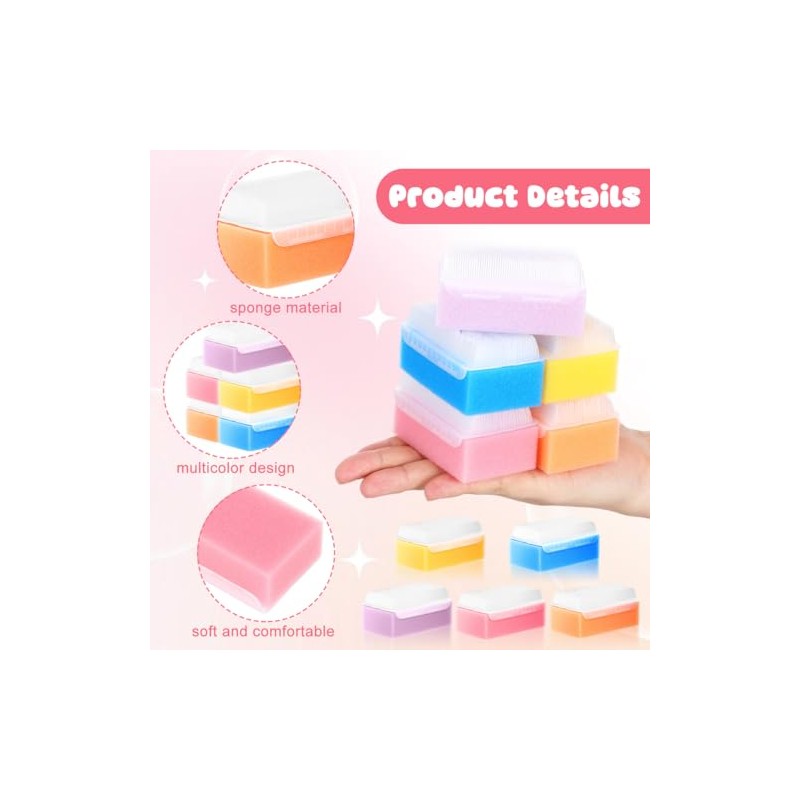 Healvian Juego Cepillos Esponja Baño Bebé Cepillo Sensorial Costra Láctea