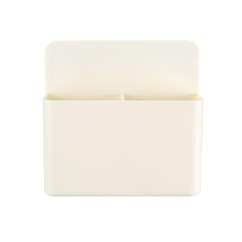 luvtree White Magnetic Pen Holder ABS Plastic for Refrigerator, Whiteboard, Office, Kitchen, School, Warehouse and Workshop - Multifunctional Pen and Marker Organizer