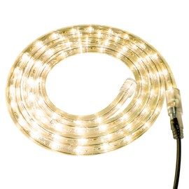 Brilliant Brand Lighting Warm White LED Rope Light - 120 Volt - Custom Cut - 22.96 Feet