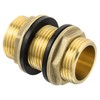 M METERXITY Bulkhead Fitting - Water Tank Connector, Brass Threaded
